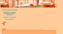 Desktop Screenshot of hideg-burkolo-boy.hu